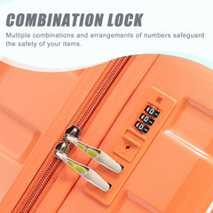 3-Piece Spinner Wheel Luggage Set with Gradient Color