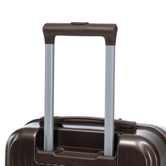 14' & 20' ABS Spinner Wheel Luggage Set with Cosmetic Case