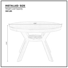 Wooden Dining Table Set (1 Table with 4 Chairs) Brown