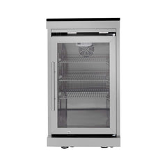 Castelle Flame Capri 96-Inch 6-Burner 85000 BTU Outdoor Kitchen Liquid Propane Grill Island With Fridge (SAK42895)