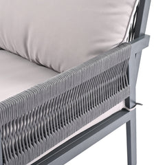 K&K 4-Piece Rope Patio Furniture Set