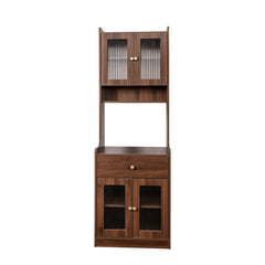 Kitchen Pantry Hutch Storage Cabinet Farmhouse Style