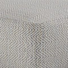 Nate Square Pouf Patterned Grey Melange