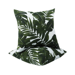 2 Pack Outdoor Throw Pillows, Waterproof & Fade-Resistant (18x18 Inch)