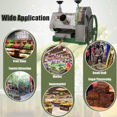 Heavy-Duty Commercial Manual Stainless Steel Sugar Cane Juicer (SAK81426)