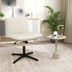 Criss Cross Legged Chair No Wheels 120° Rocking Adjustable Height