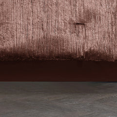 Blush Crinkle Velvet 7Pc Bedding Ensemble