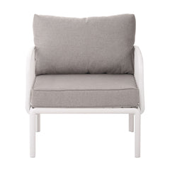 Outdoor Patio Club Chair with Waterproof Thick Cushion