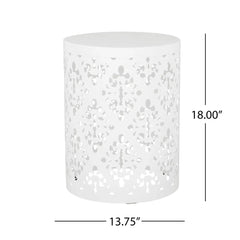Outdoor Metal Modern Design End Table