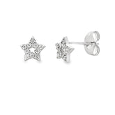 .05ct Diamond Earrings 14KT White Gold