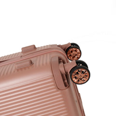 4-Piece Hard Luggage Set with 360° Rotating Wheels and Password Lock