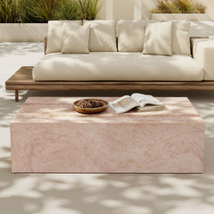 43.5" L x 22" W Rectangular MGO Coffee Table for Indoor and Outdoor Use