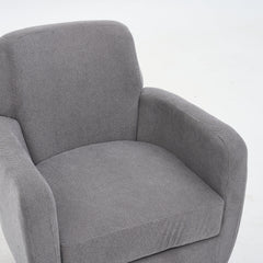 360 Degree Rotation Armchair Cotton Linen