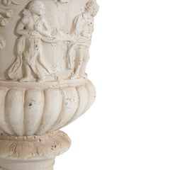Garden Urn, Antique White, 27" H