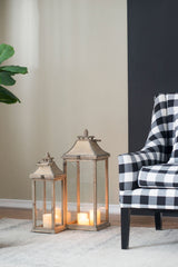 Candle Lantern Decorative Set for Indoor and Outdoor Use