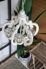 Farmhouse 6-Light Wood Chandelier Pendant Light Fixture