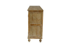 Accent Cabinet With 4 Doors Farmhouse Sideboard Buffet Cabinet