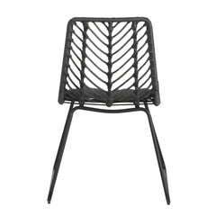 9 PCS Outdoor Wicker Dining Set - Modern Rattan Table and Chairs
