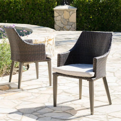 Hillhurst Outdoor Chair Set of 2 with Weather Resistant Cushions