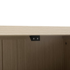 Sideboard Buffet Cabinet with 4 Doors and Adjustable Shelves