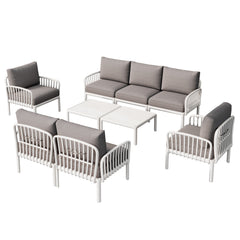 The Modular All-Weather Resin Sofa Ensemble by Christopher Knight Home
