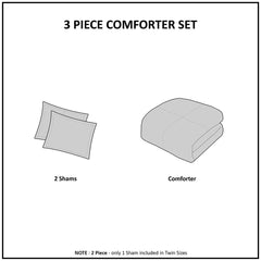 Twin Fur Down Alternative Comforter Mini Set