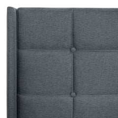 Modern Queen Size Upholstered Platform Bed Frame