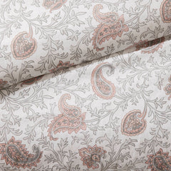 9 Piece Cotton Percale Comforter Set Blush