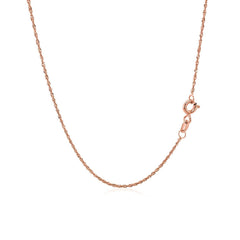 14k Rose Gold Singapore Chain 1.0mm