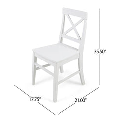Plethora Dining Chair With X-Shaped Back (Set of 2)
