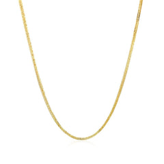 14k Yellow Gold Foxtail 1.0mm Chain