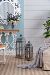 Wooden Candle Lantern Decorative, Hurricane Lantern Holder Decor
