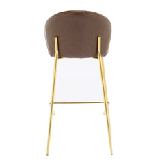 Kira Indoor Upholstered Bar Stool Set of 2