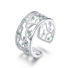 S925 Sterling Silver Pavé Setting CZ Ring