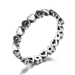 925 Sterling Silver Ring - Stylish Design for Women