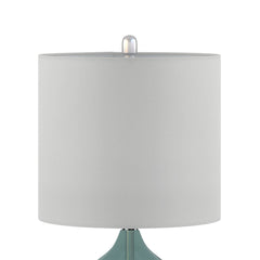 Ellipse Curved Glass Table Lamp, Set of 2