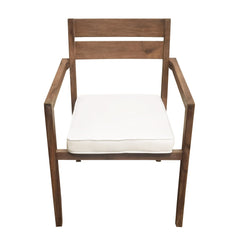 U_Style 7 Pieces Acacia Wood Outdoor Dining Set with Cushions