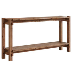 Couch Side Table, Console Table, Entryway Table, 2-Tier Foyer Table