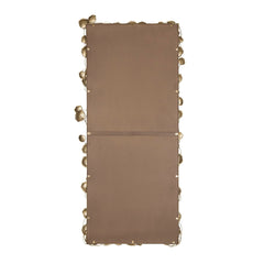 Full Length Mirror with Gold Leaf Accents