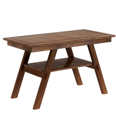 Charlie Walnut Farmhouse Counter Height 6-Piece Dining Set