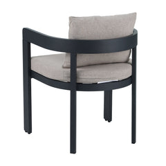 Outdoor Patio 7PCS Dining Set with Aluminum Chairs and Acacia Wood Table