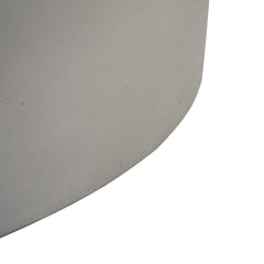 Light Grey Magnesium Oxide 31' Round Fire Pit with 40,000 BTU for Patio Use