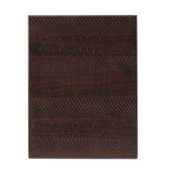 Solid Wood End Table with Drawer in Espresso Finish