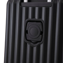 ABS Spinner Wheel Luggage Carry On Suitcase with Cup Holder and USB Port