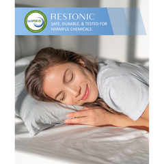 Restonic ComfortCare Hybrid Plush Mattress + 12-Piece Comfort Bedding Pack