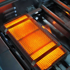 Edgestar 89K BTU 36-Inch Liquid Propane Freestanding LED Lighting Grill Cart With Rotisserie (SAK85914)