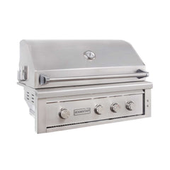 Edgestar 89K BTU 36-Inch Natural Gas Freestanding Grill Cart With Lighting Knobs & Rotisserie (SAK12573)