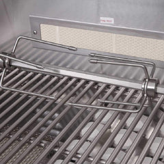 Edgestar 89K BTU 42-Inch Wide Natural Gas Freestanding Grill Cart With Rotisserie And Lighted Knobs (SAK56935)