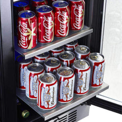 Edgestar 30-Inch Wide 28 Bottle Built In Dual Zone Beverage Center With 86 Can Capacity (SAK35972)