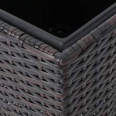 Rattan Flower Pot - Brown